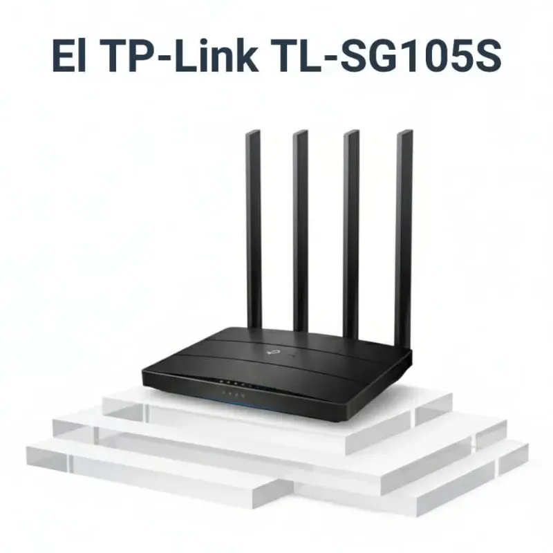 TP-Link TL-SG105S es el switch Gigabit