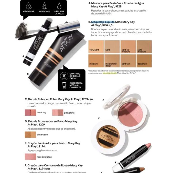 Base líquida color ligero, Maquillaje líquido