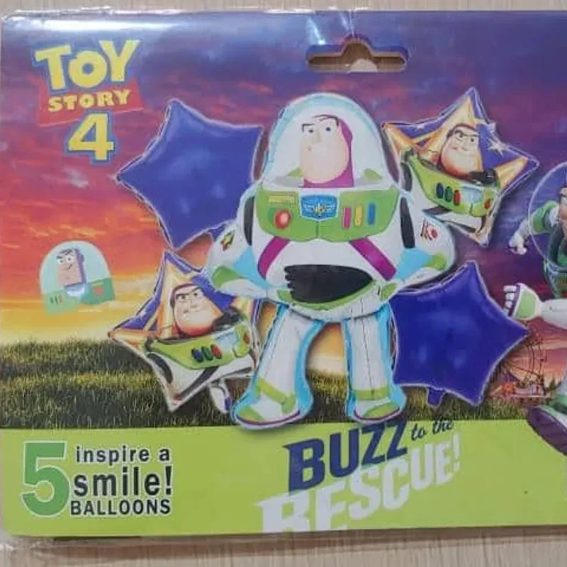 ‼️Set de globos de 5 piezas Buzz Lightyear‼️