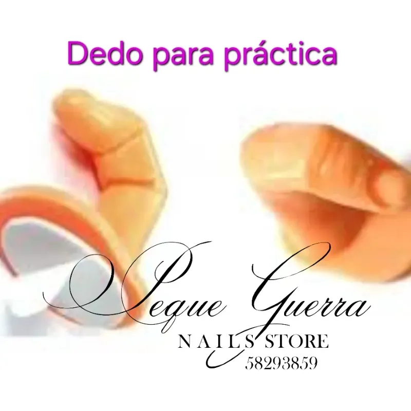 Dedos para prácticas sin uña