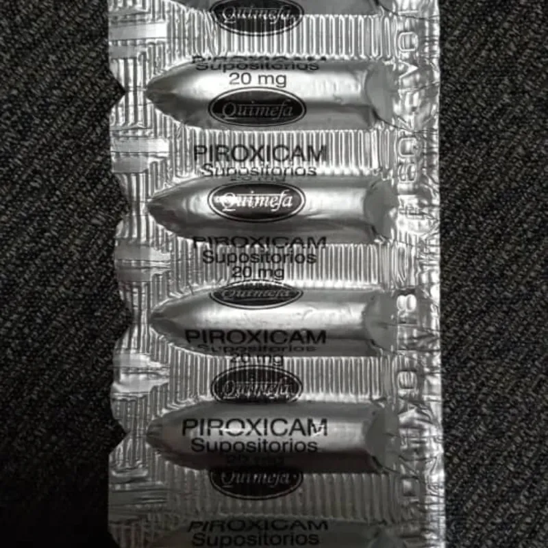 SUPOSITORIO PIROXICAM 6TAB 20mg