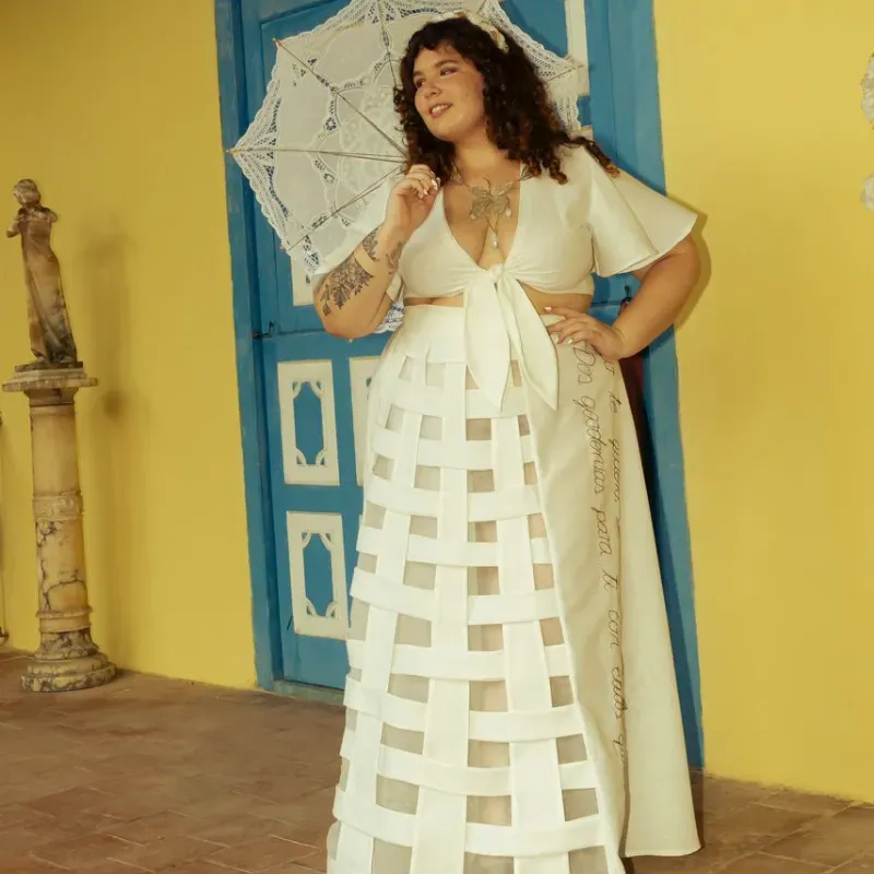 FALDA DOS GARDENIAS