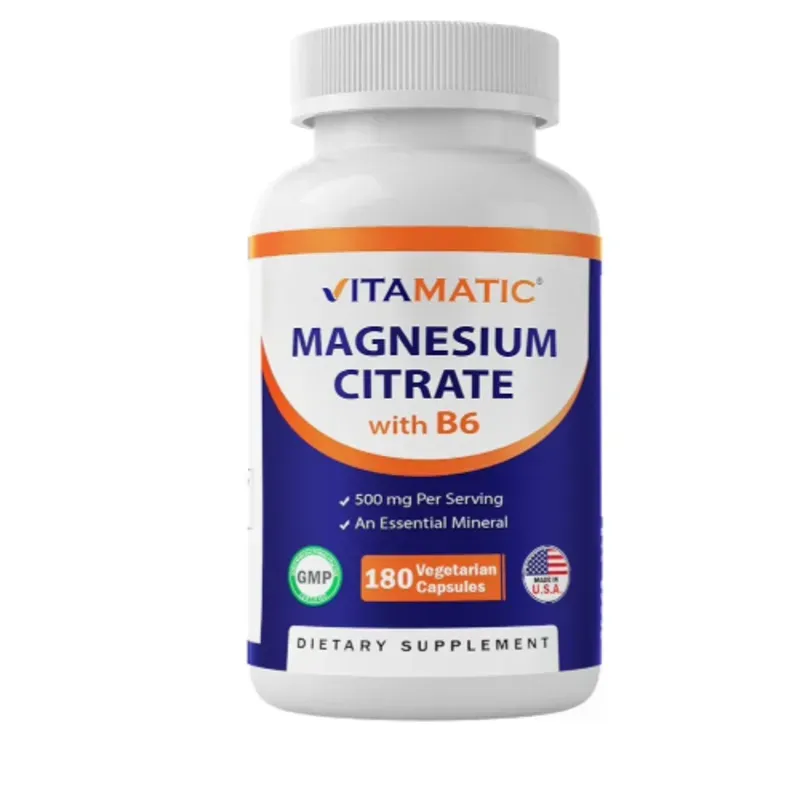 Citrato de Magnesio 180 Tabletas de 500mg