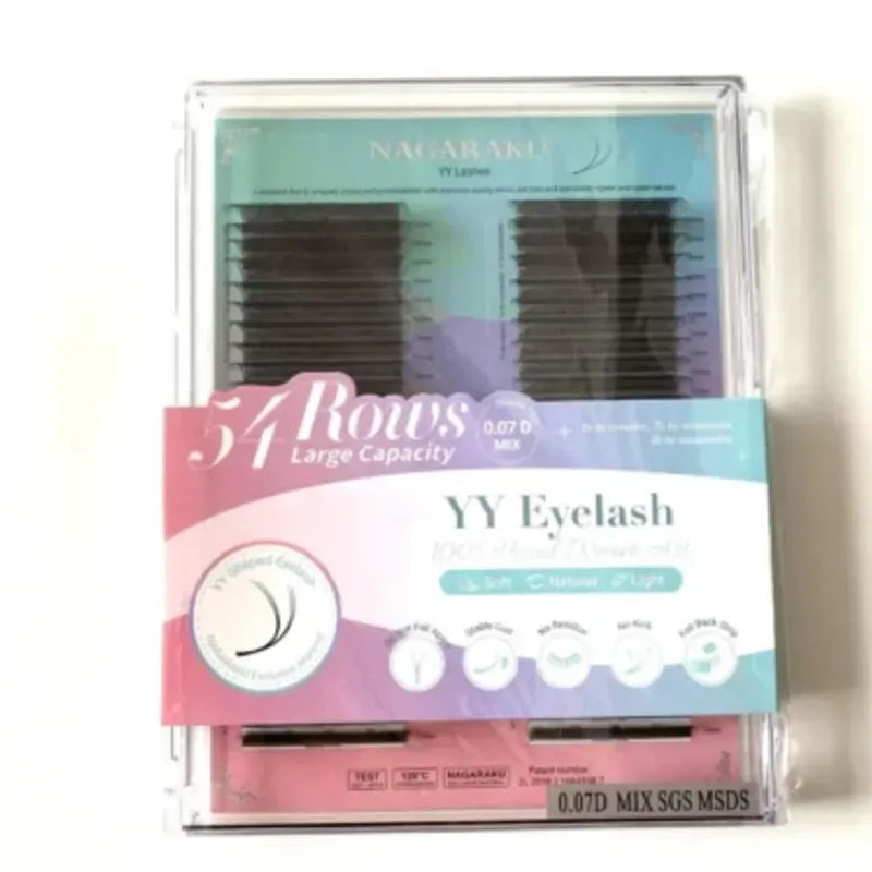 Extensión de pestañas NAGARAKU 0.07 D MIX 7-15mm