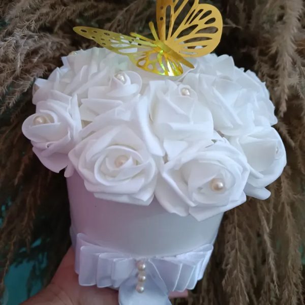 Bouquet de Rosas con Perlas