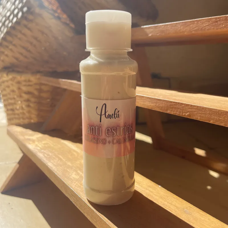 Crema anti estrías de colageno y aceite de caléndula