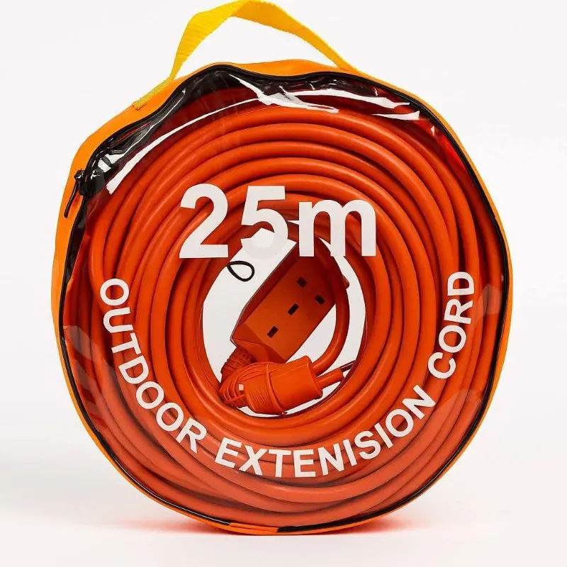 Extensión eléctrica para exteriores – 25 metros