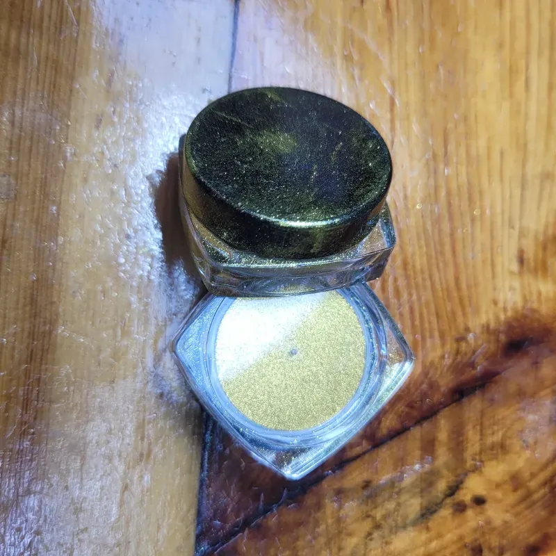 Efecto espejo simple dorado