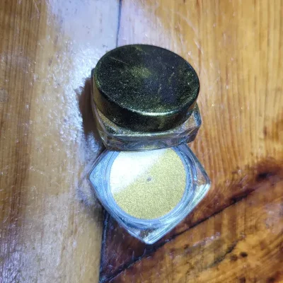 Efecto espejo simple dorado