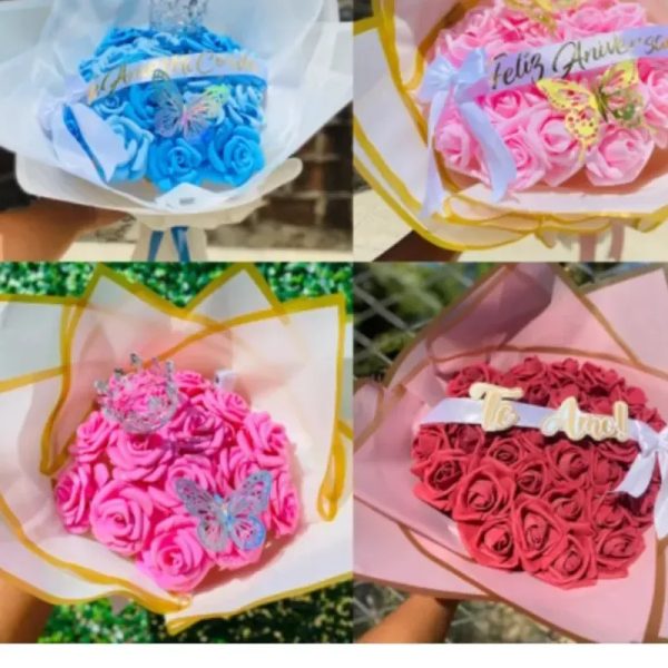 Rosas de foami