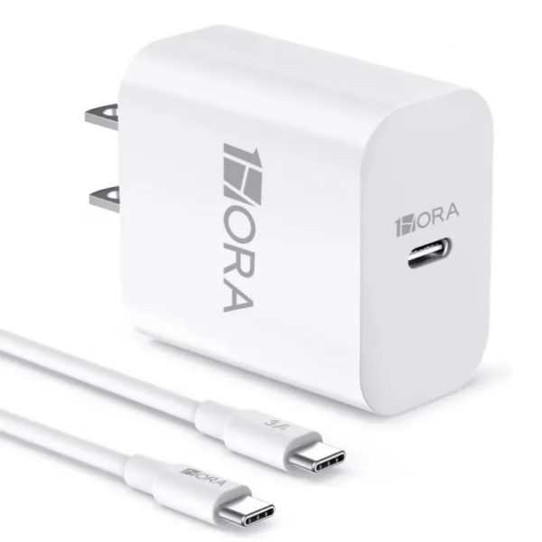 Cargador y Cable 1Hora 20W Tipo C a Tipo C