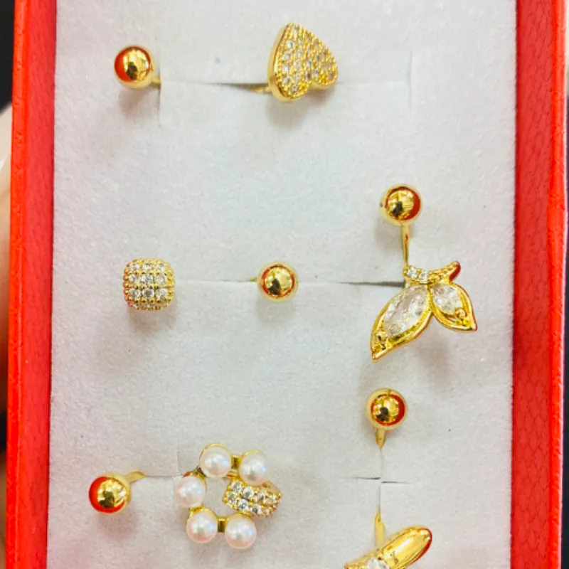 Pircing de ombligo oro golfi