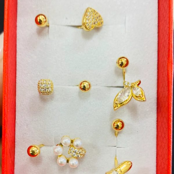 Pircing de ombligo oro golfi