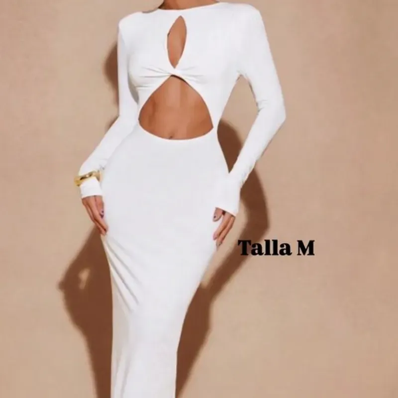 Vestido elegante con diseño exclusivo de mangas largas