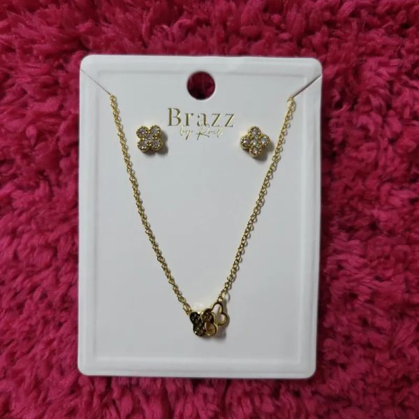 Set de cadena y aretes
