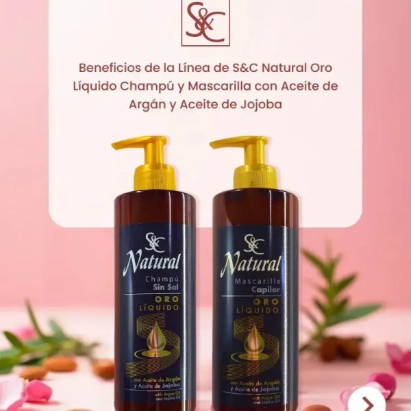Set Champú y Mascarilla Oro Líquido – S & C
