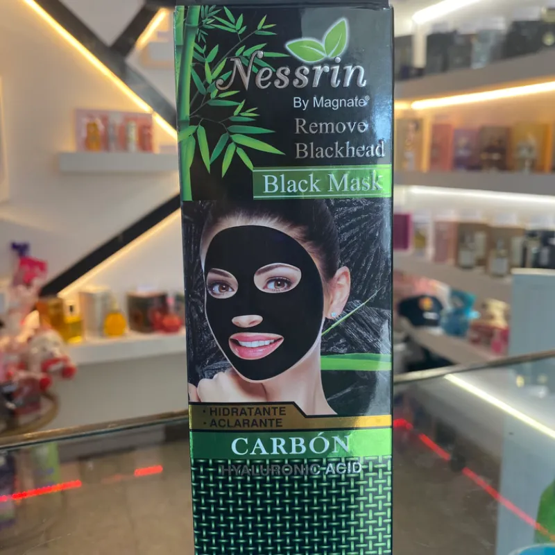 Mascarilla black mask carbón
