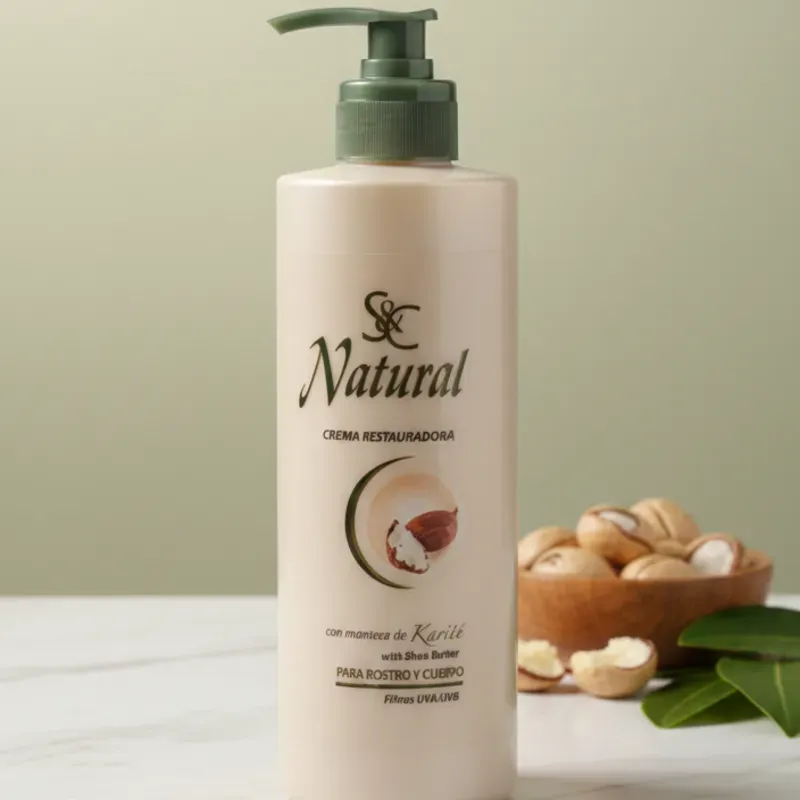 Crema Corporal Restauradora con Manteca de Karité 400ml