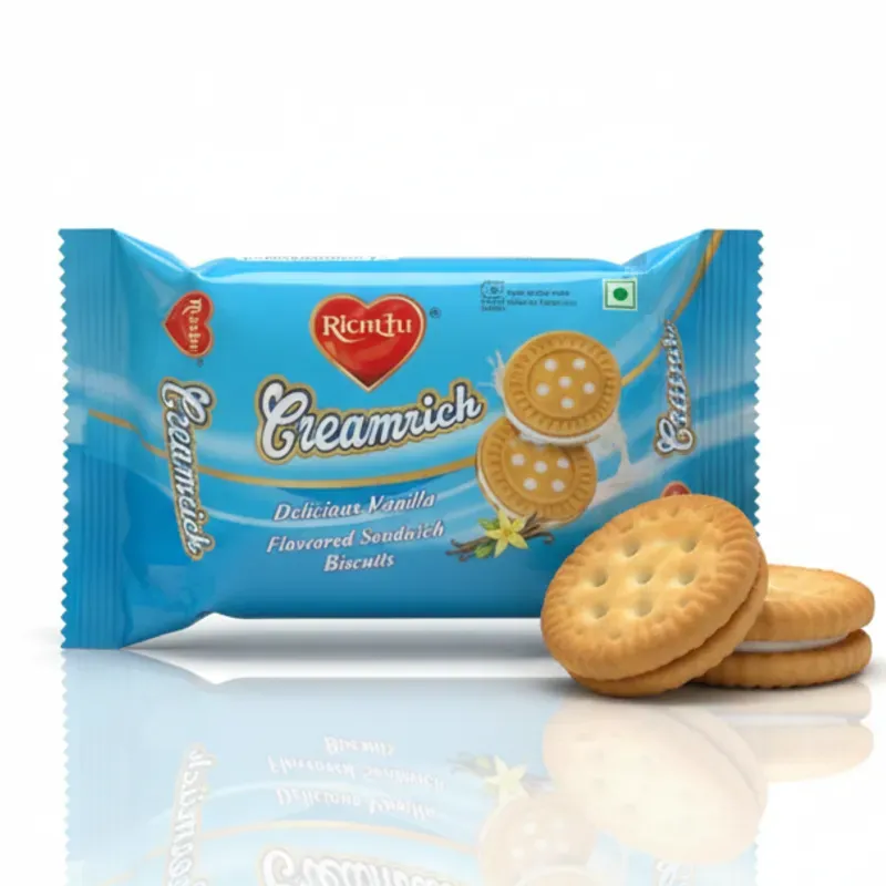 Galletas Rellenas de Crema de Vainilla Creamrich - 64g