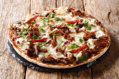 Pizza de cerdo