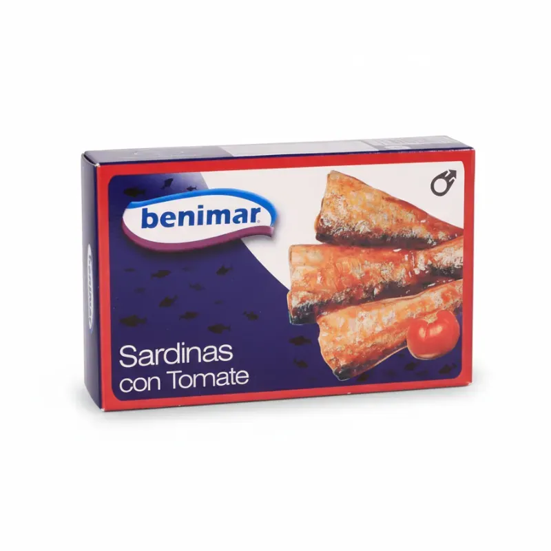 Sardinas en tomate marca Benimar