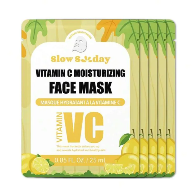 Mascarilla facial de vitamina C
