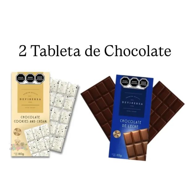 2 TABLETA DE CHOCOLATE DEVIBERSA(1+1)