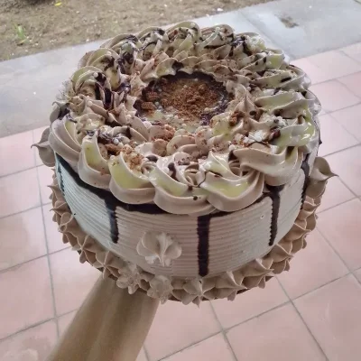 Cake de chocolate bombón y leche condensada