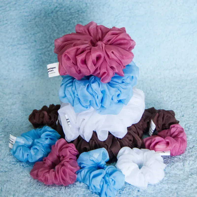 Scrunchies Colección Cielo