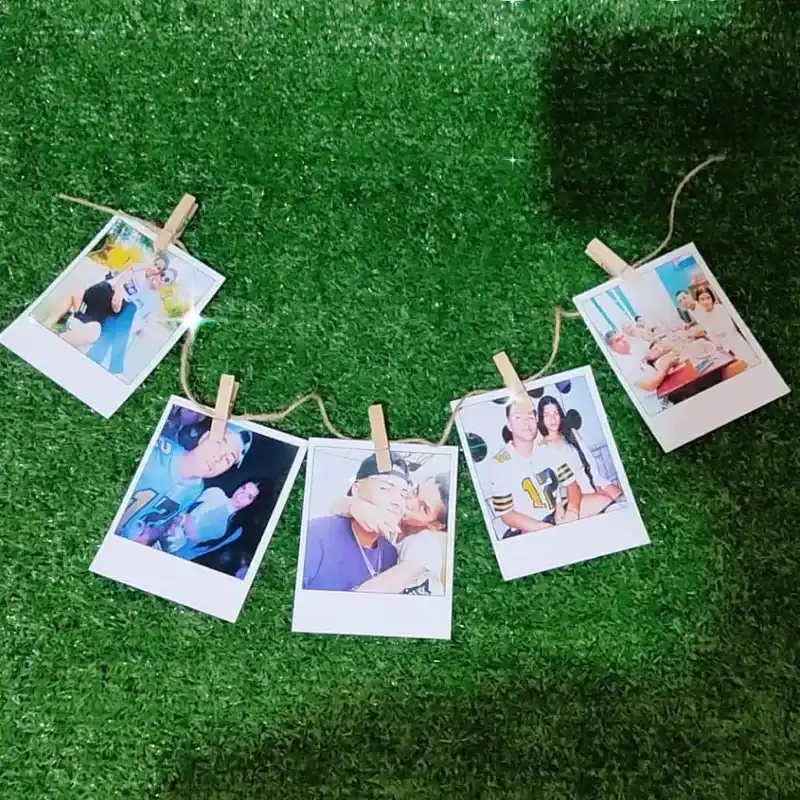 Tendedero de Polaroids