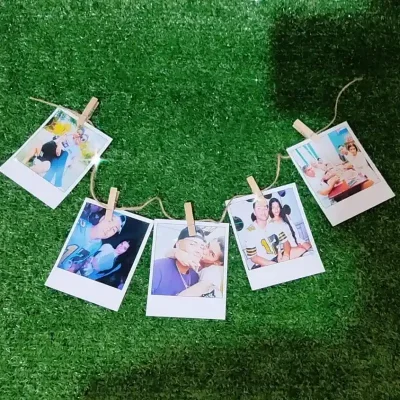 Tendedero de Polaroids