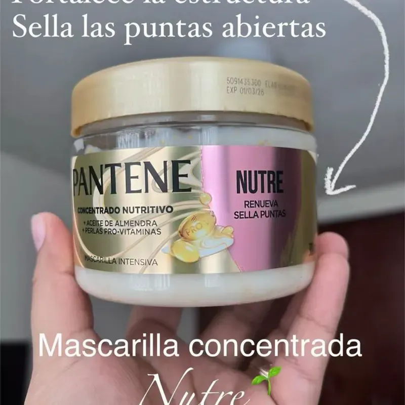 Mascarilla Capilar Pantene Nutre