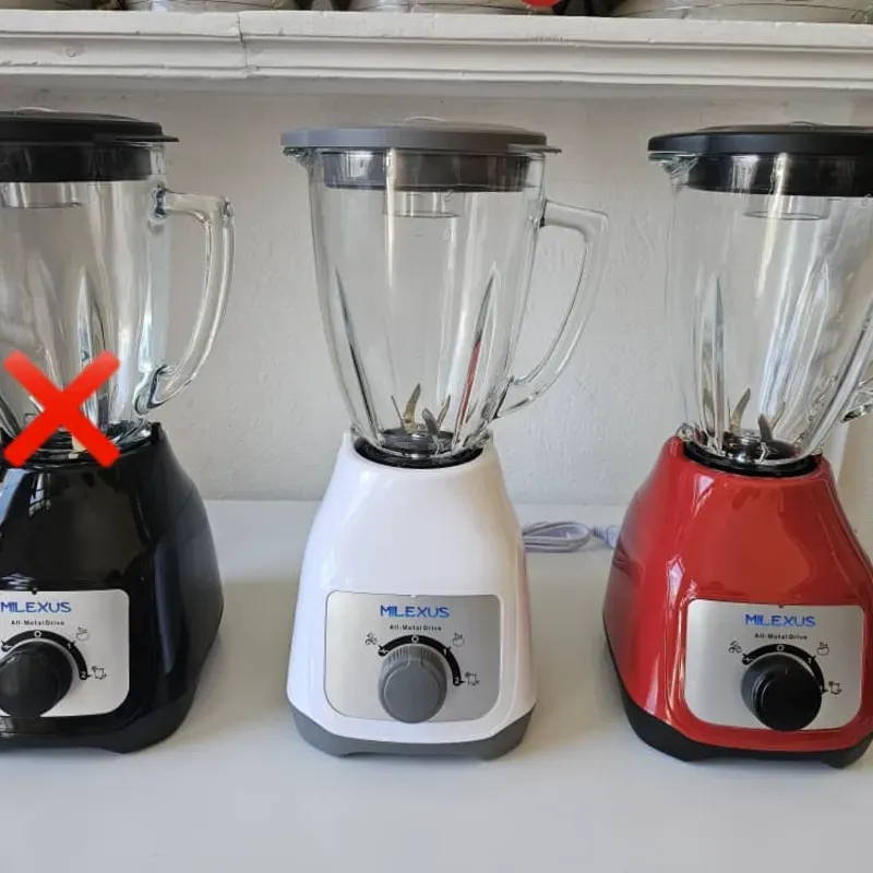 Licuadora Vaso de Cristal