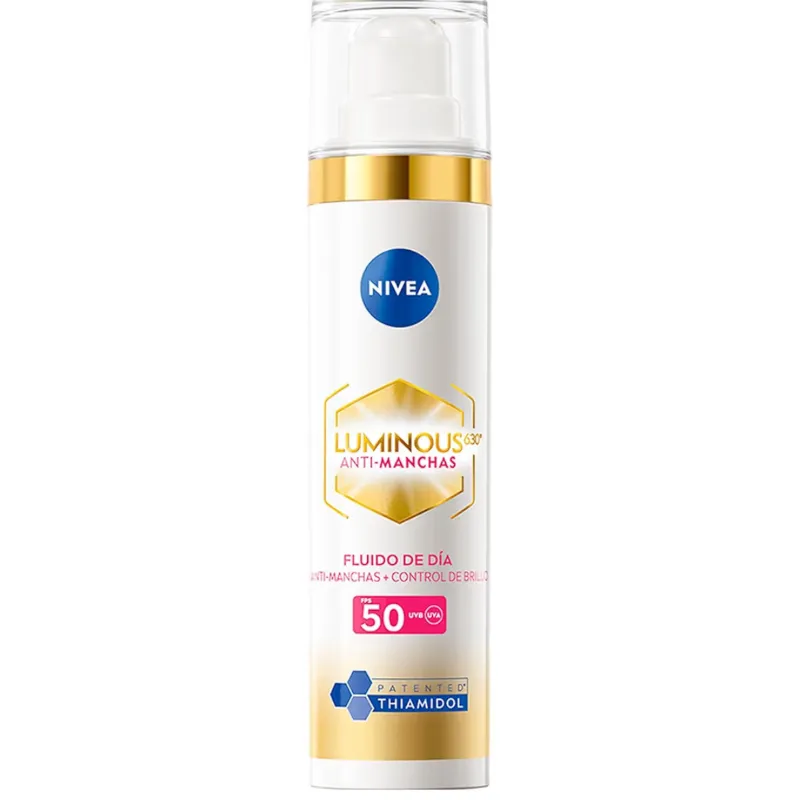 NIVEA Cellular LUMINOUS630 Anti-manchas Fluido Facial Aclarador de Piel FPS50 (40 ml)