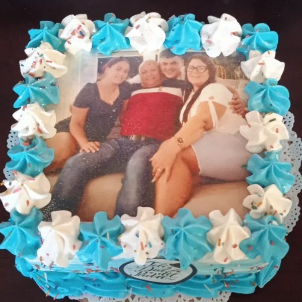 Cuadrados de 20 cm con papel comestible