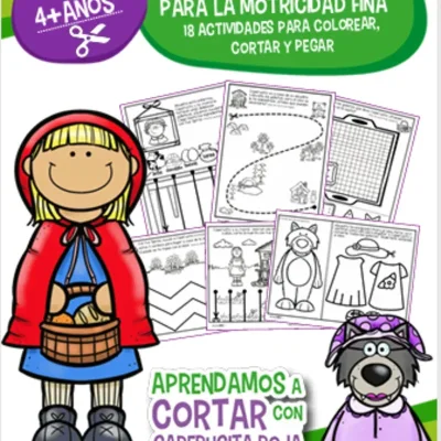 ️✨ Ejercicios de Motricidad Fina con Caperucita ✨️