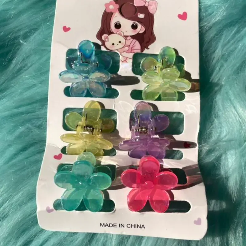 Set de 6 pellizquitos de colores