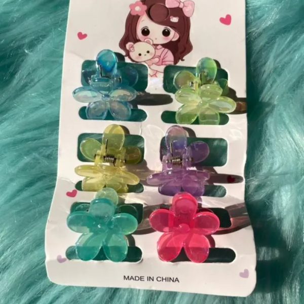 Set de 6 pellizquitos de colores