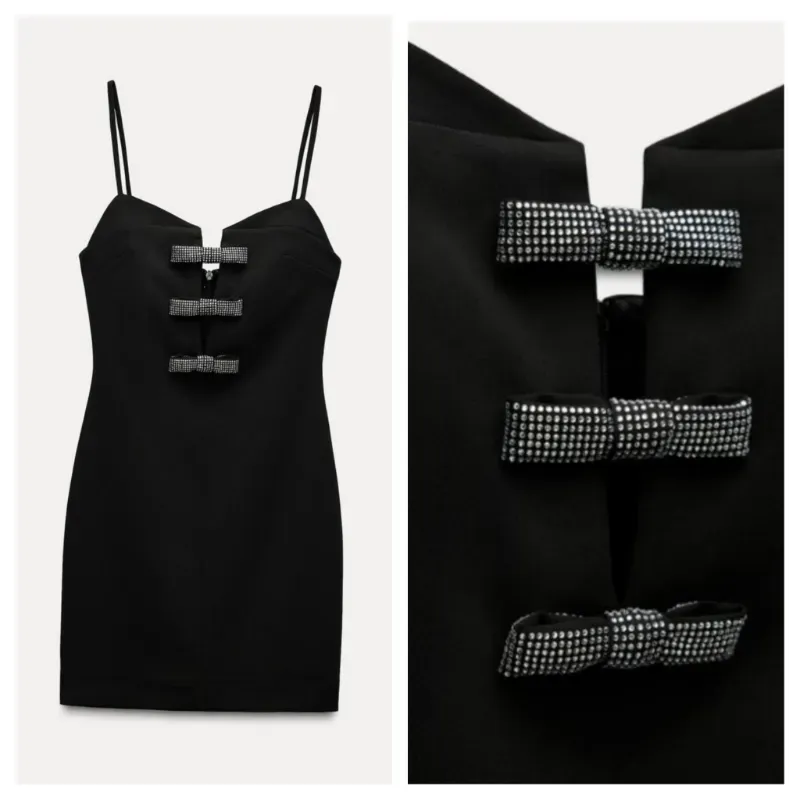 Vestido Zara mini negro