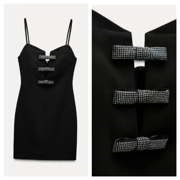 Vestido Zara mini negro