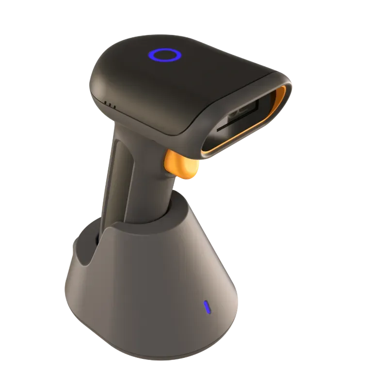 ESCÁNER DE CÓDIGO DE BARRAS- BLUETOOTH 2D CON BASE DE CARGA(Modelo T2009W)