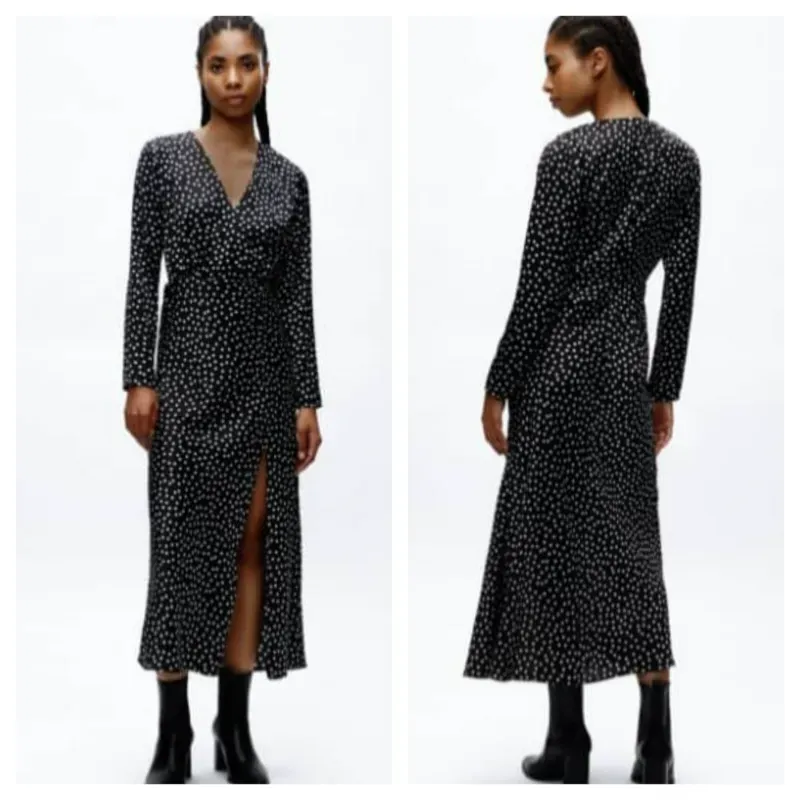 Vestido Lefties satinado bolas