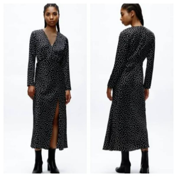 Vestido Lefties satinado bolas