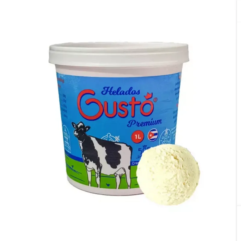 Pote de Helado Gustó sabor Coco (1L)