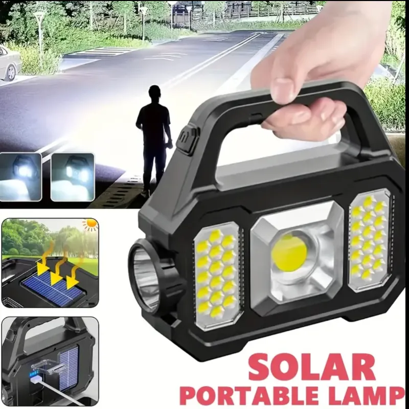 Linterna   Solar recargar