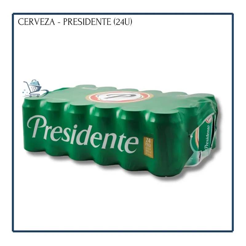 Cerveza - Presidente 355ml (24u)