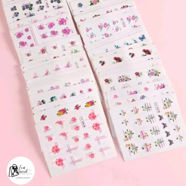Set 10pz sticker para uñas