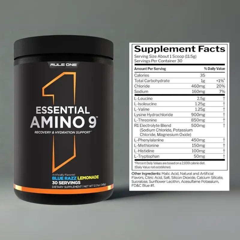 Aminoacidos esenciales 9 de RULE 1 30 serv