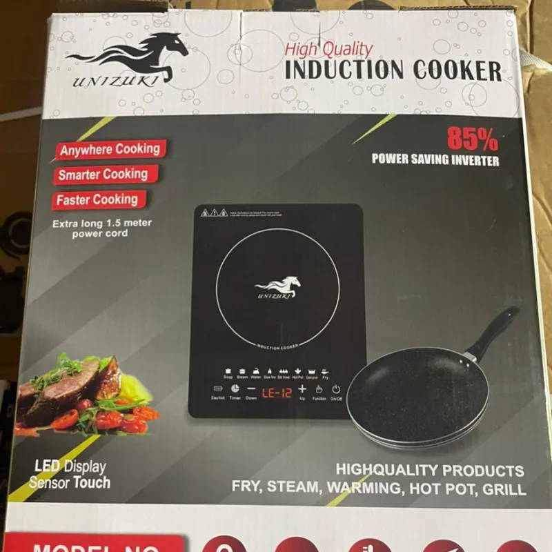 ✨Hornilla de inducción con sartén.