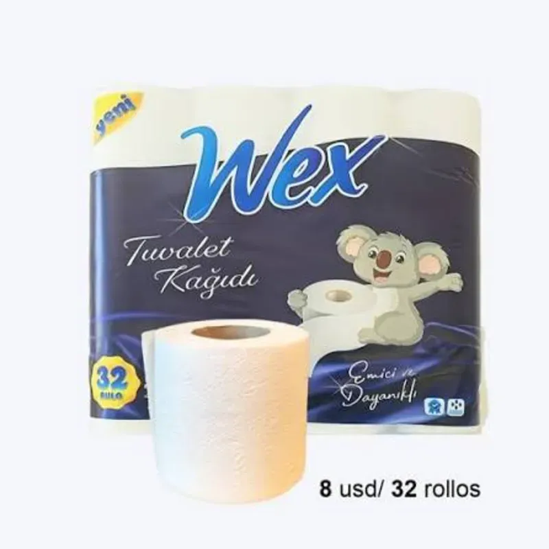 Papel Sanitario Marca Wex (12U)